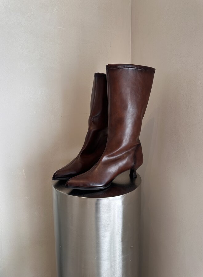 Miss Elastic - Zetina Wow Boots -Marron