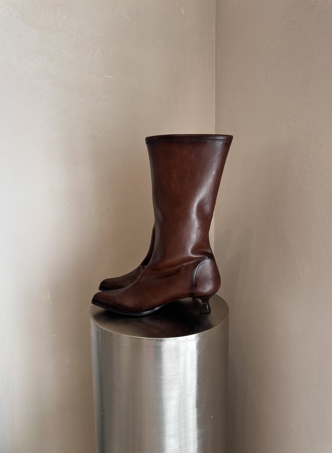 Miss Elastic - Zetina Wow Boots -Marron