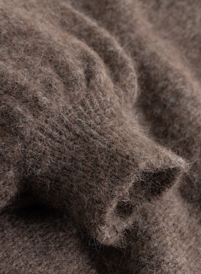 Noella - N-Kae Knit Cardigan - Timber Brown Melange