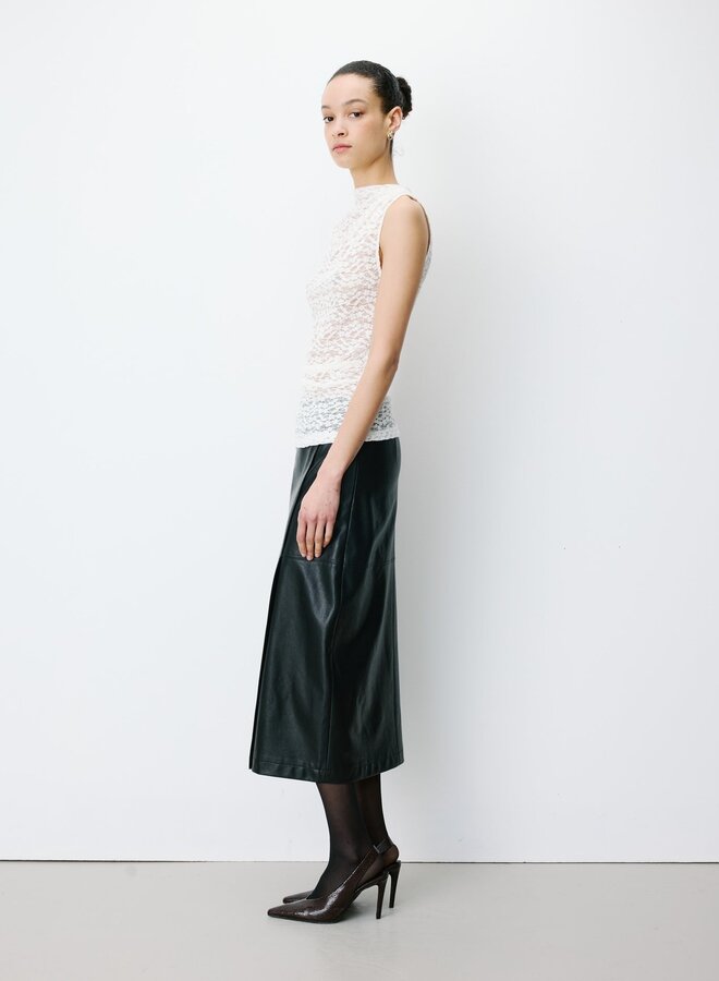 G&M - Sleeveless Avilla Lace Top - Ecru
