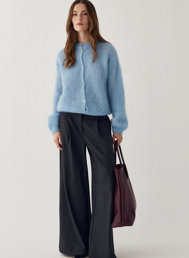 Noella - N-Kae Mohair Cardigan - Baby Blue