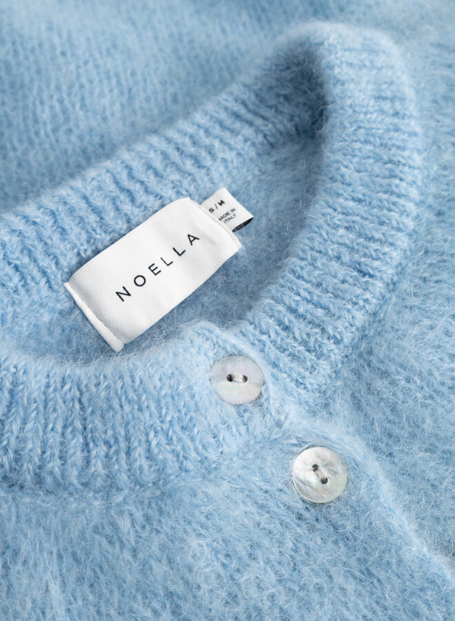 Noella - N-Kae Mohair Cardigan - Baby Blue