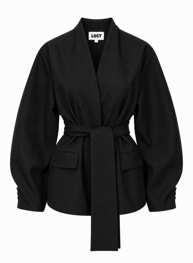 LUCY - Balloon Blazer Mika - Onyx Black