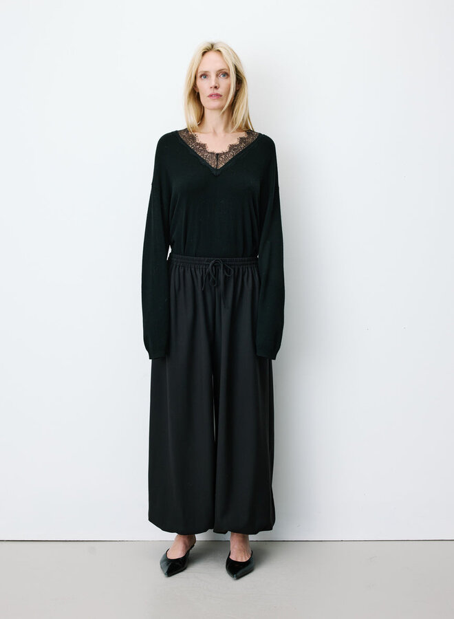 G&M - High Rise Balloon Pants - Noir