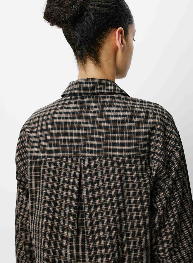 G&M - Boxy Cropped Shirt Azelle - Noir