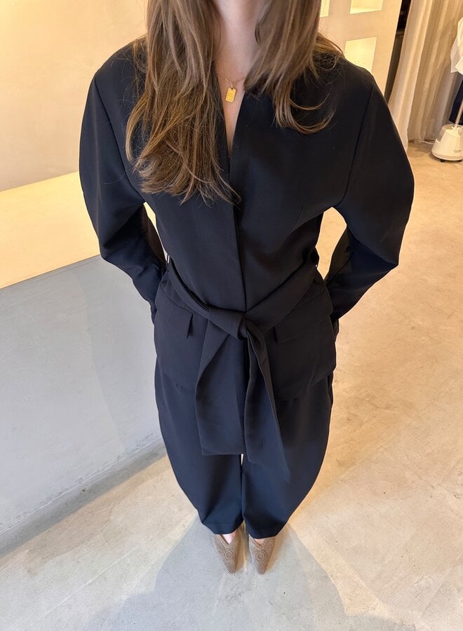 LUCY - Balloon Pantalon Mika - Onyx Black
