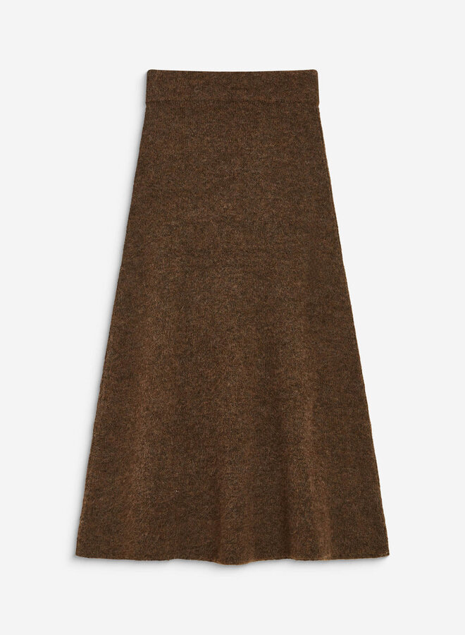 G&M - Flared Maxi Skirt Aluna - Chocolat
