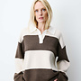 G&M - Oversized Polo Sweater Astre - Sable
