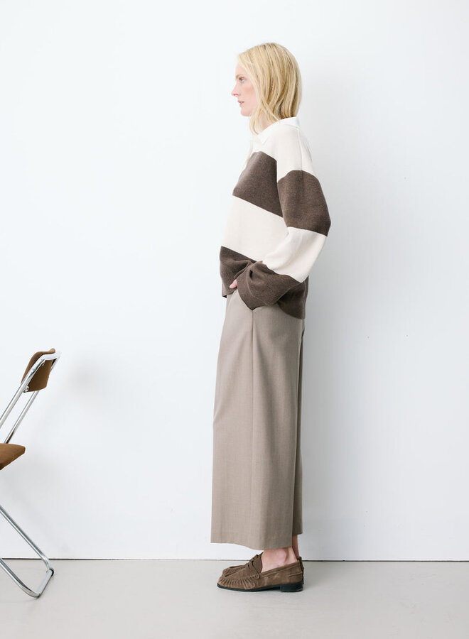 G&M - Oversized Polo Sweater Astre - Sable