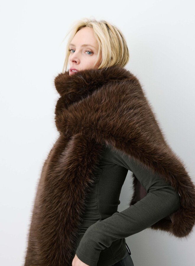 G&M - Amina Scarf - Chocolat