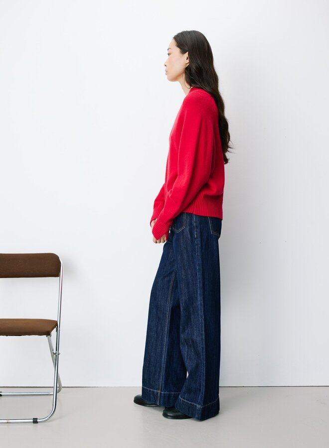 G&M - V-Neck Sweater Alden - Rouge