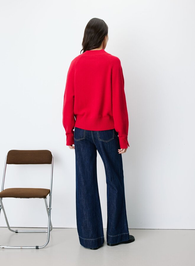G&M - V-Neck Sweater Alden - Rouge
