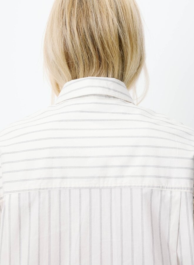 G&M - Oversized Cotton Shirt Athena - Blanc