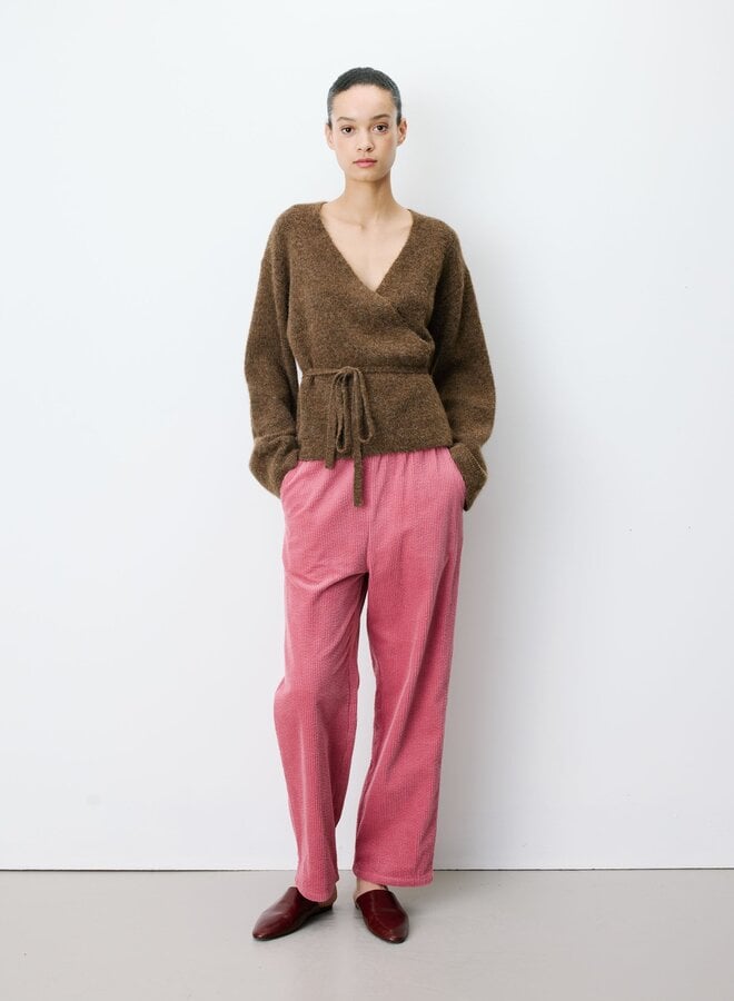 G&M - Wrap Knit Cardigan Anior - Chocolate