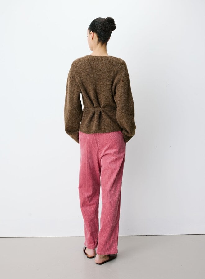 G&M - Wrap Knit Cardigan Anior - Chocolate