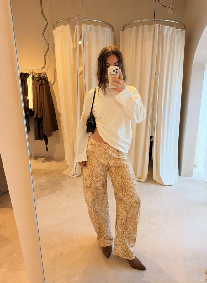 Bambi Balloon Jeans - Beige