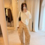 Bambi Balloon Jeans - Beige