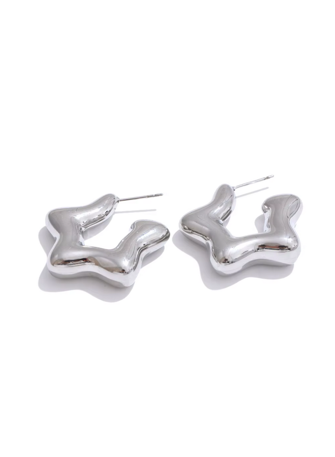 LUCY - Your'e My Star Earrings - Silver
