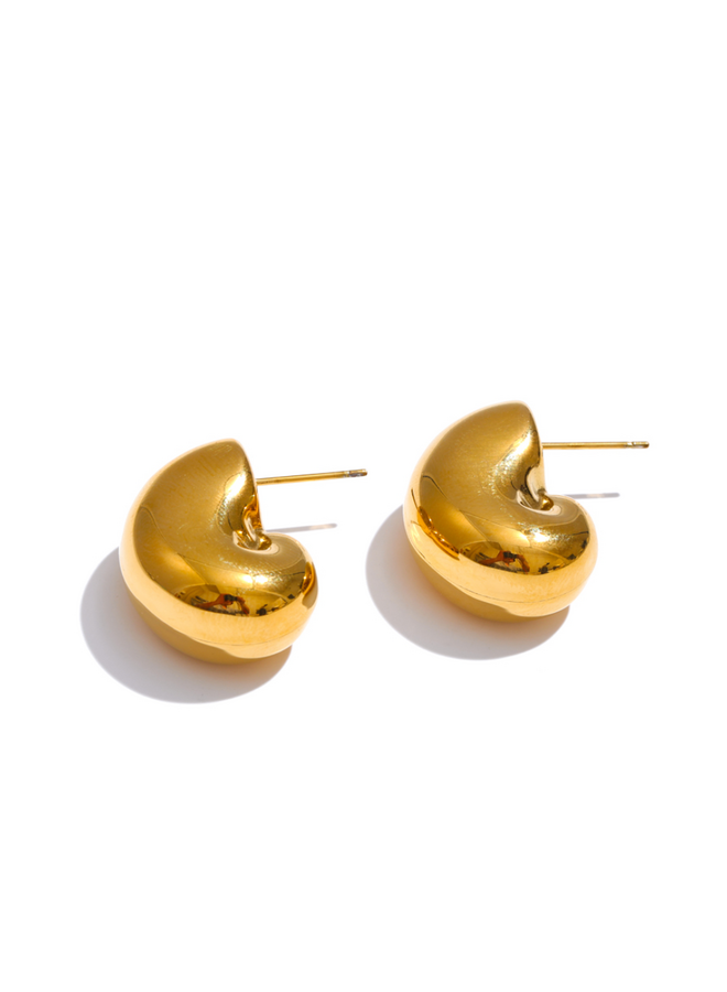LUCY - Snail Earrings - Gold