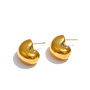 LUCY - Snail Earrings - Gold
