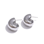 LUCY - Snail Earrings - Silver