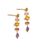 LUCY - Earrings Josephine - Gold Multi