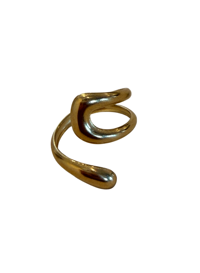 LUCY - Spiral Ring - Gold