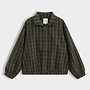Checkered Bomber Jack - Khaki