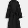 Funnel Neck Trench Coat Lanou - Black