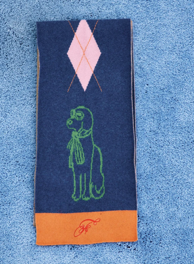 FRNCH - Shiba Scarf - Navy Blue