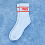 FRNCH - Logo Socks - Light Blue