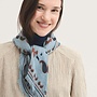 Nice Things - "Poodles Print" Bandana - Medium Light Blue