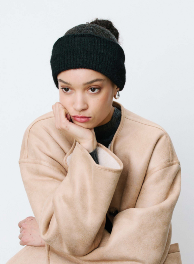 G&M - Knit Headband Auden - Noir