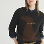 Nice Things - Wool Dog Jumper - Mid Grey