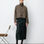 G&M - Short Houndstooth Coat Arthur - Coffee