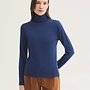 Nice Things - Basic Turtle Neck Sweater - Ink Blue