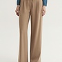 Nice Things - Flowy Darted Trousers - Light Beige