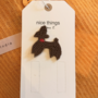 Nice Things - Dog Brooch - Chestnut