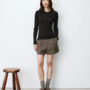 G&M - Knit Polo-Neck Sweater Angelo - Chocolat