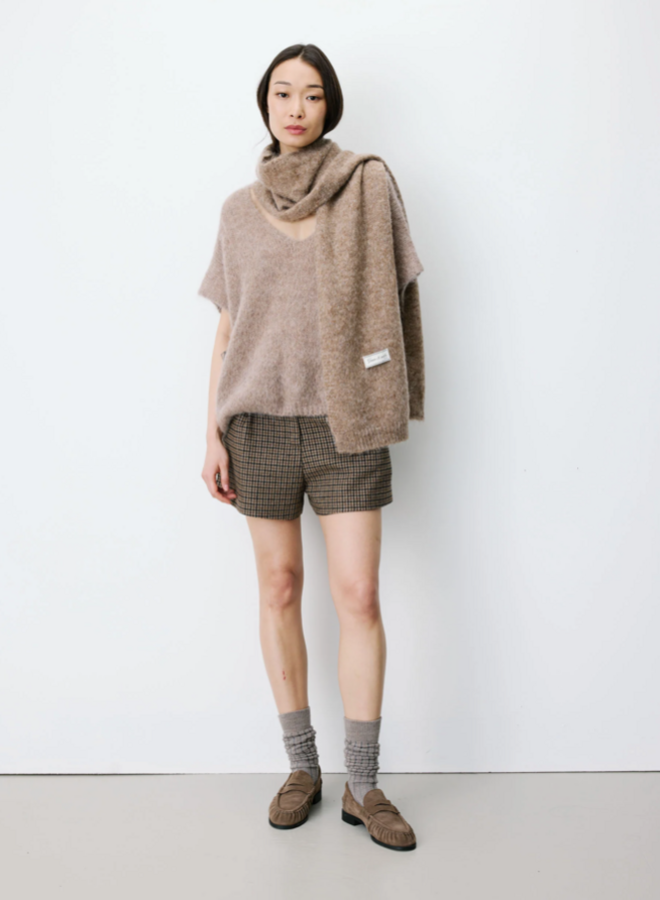 G&M - Alpaca Wool-Blend Scarf Aglae - Camel