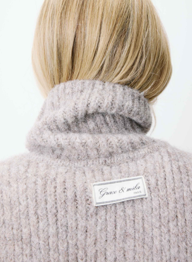 G&M - Knit Snood Ansel - Taupe