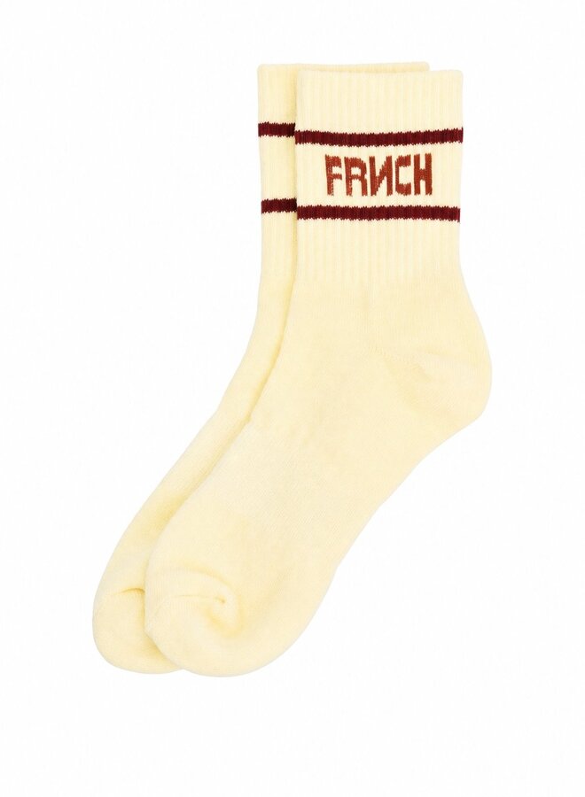 FRNCH - Logo Socks - Butter