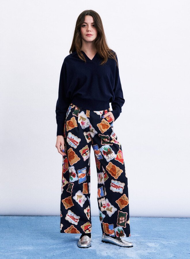 FRNCH - Wetherlam Stamp Pants - Navy