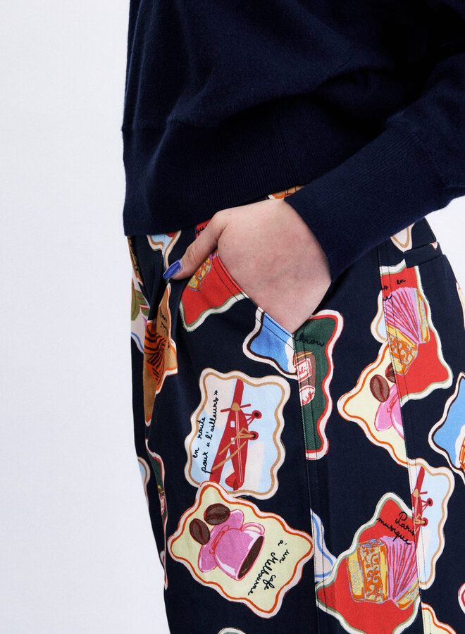 FRNCH - Wetherlam Stamp Pants - Navy