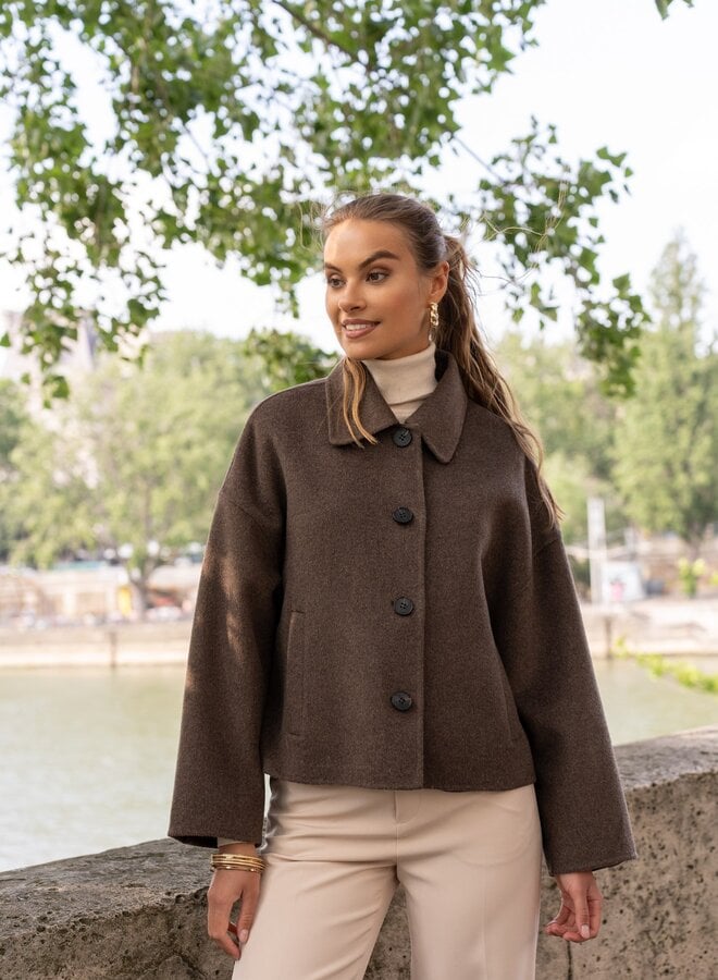 Wool Coat Blair - Coffee