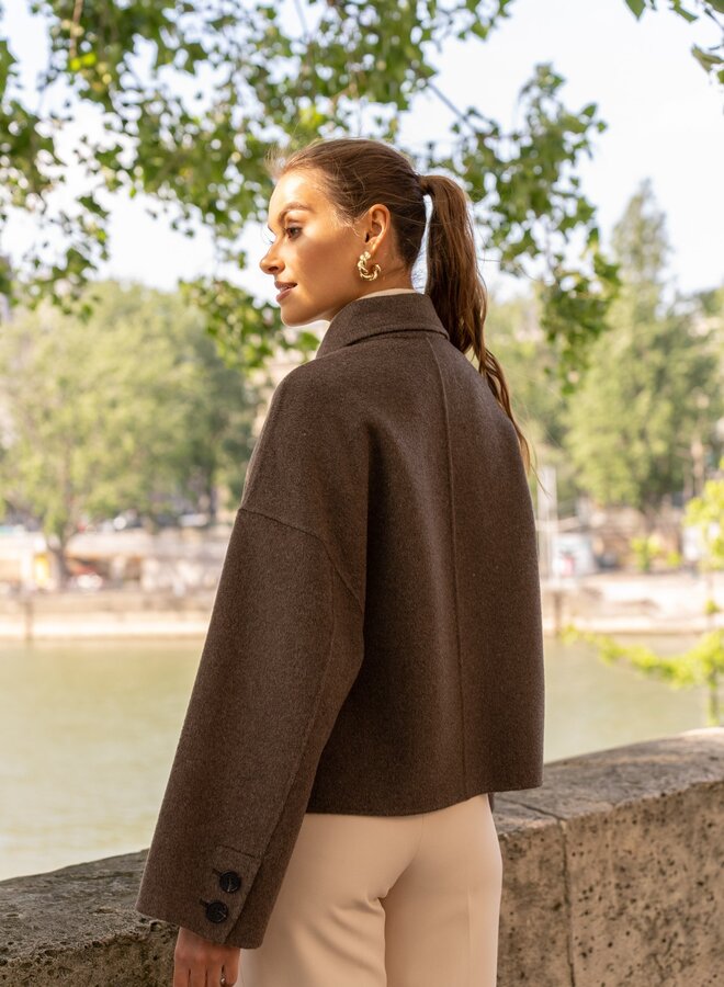 Wool Coat Blair - Coffee