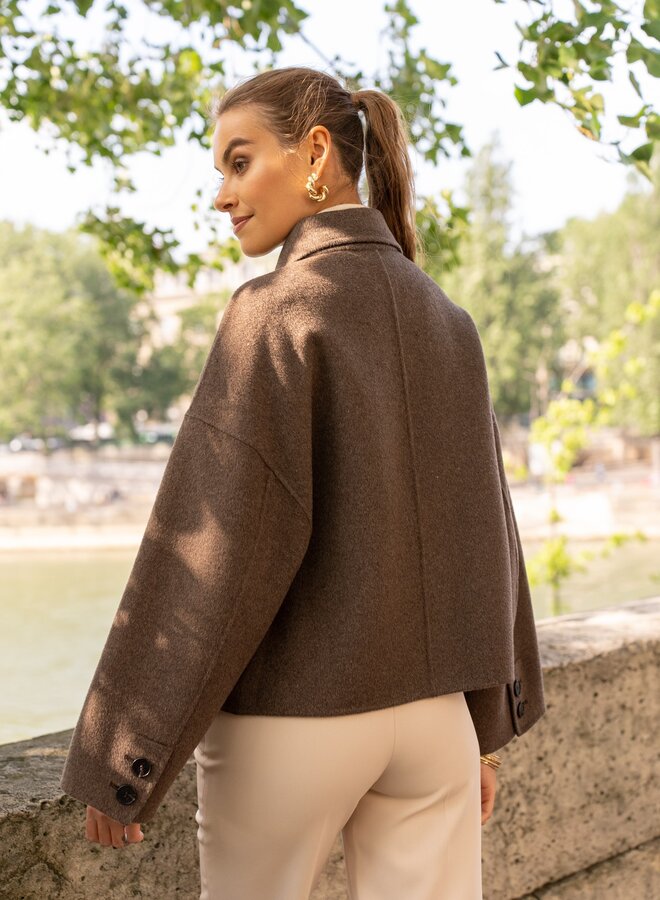 Wool Coat Blair - Coffee
