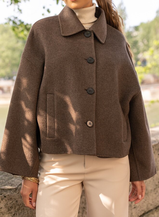 Wool Coat Blair - Coffee