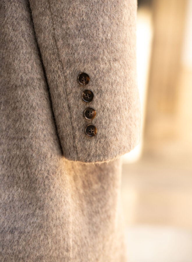 Wool Coat Lilly - Taupe