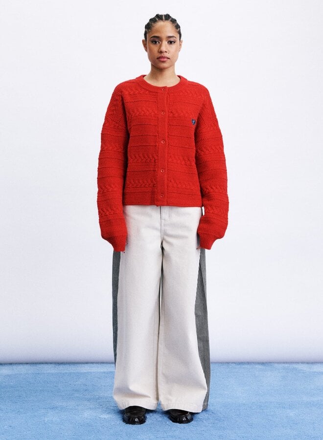 FRNCH - Daigoji Cardigan - Rouge